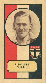 1932 Clarke-Ellis Confectionary VFL Footballers #NNO Fred Phillips Front